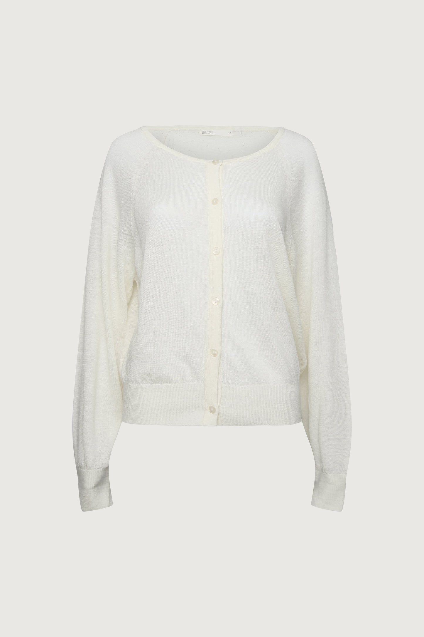 LINEN BLEND CARDIGAN