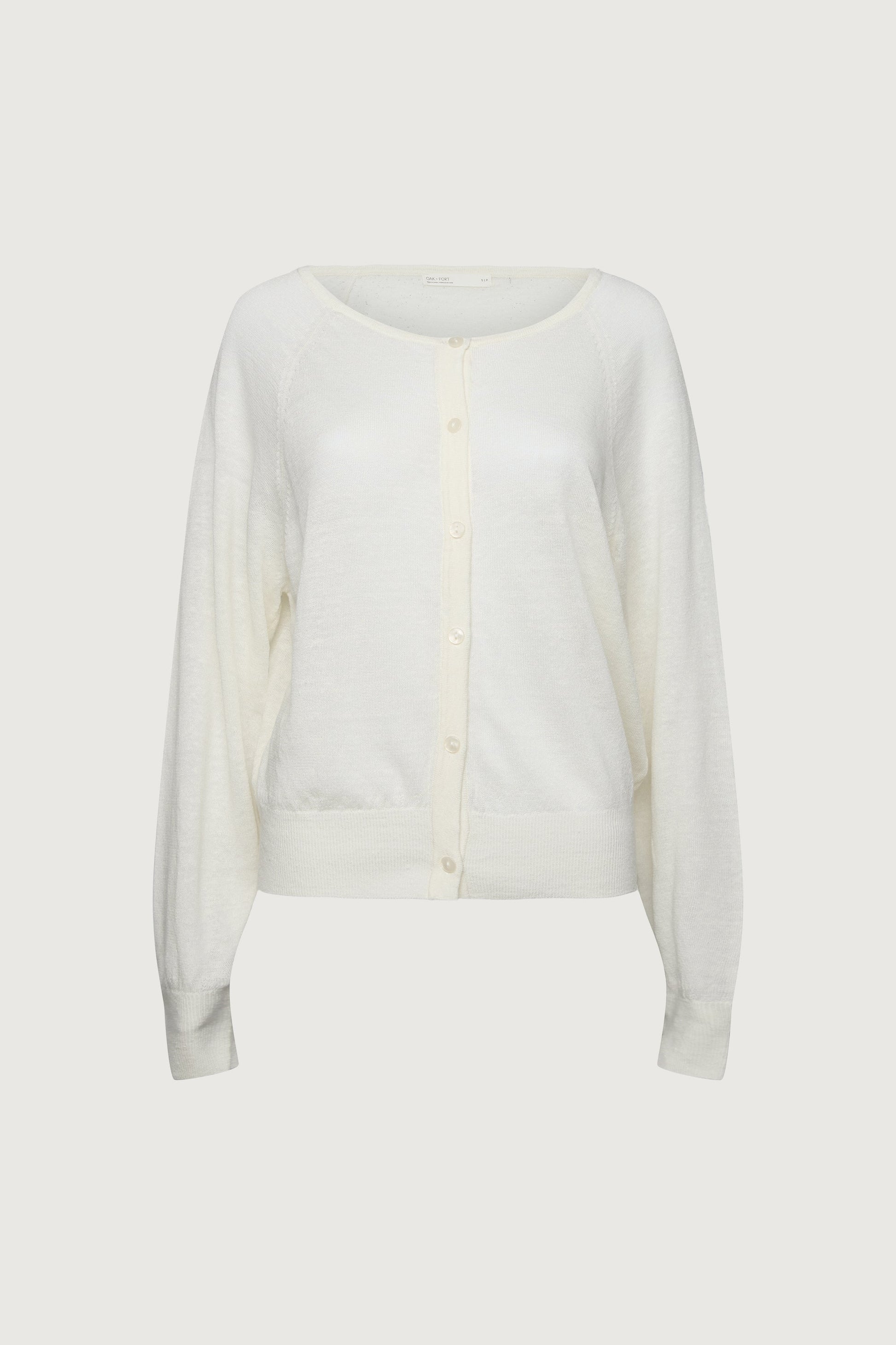 LINEN BLEND CARDIGAN
