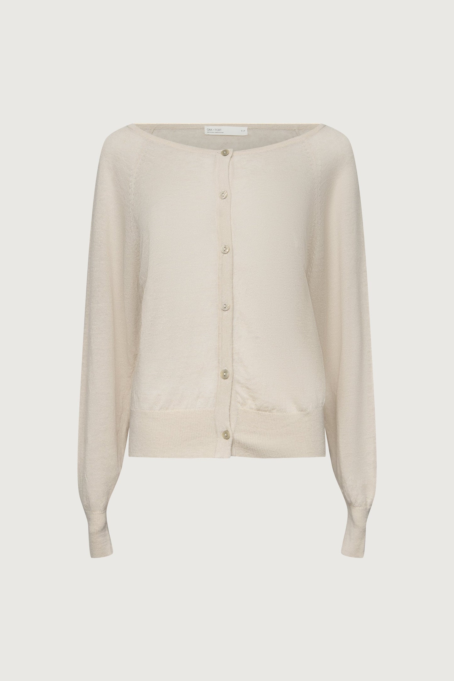LINEN BLEND CARDIGAN