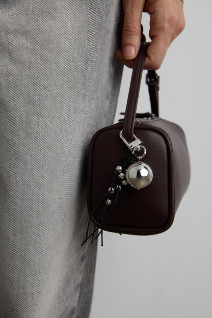 METALLIC SPHERE BAG CHARM