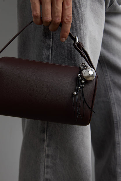 METALLIC SPHERE BAG CHARM