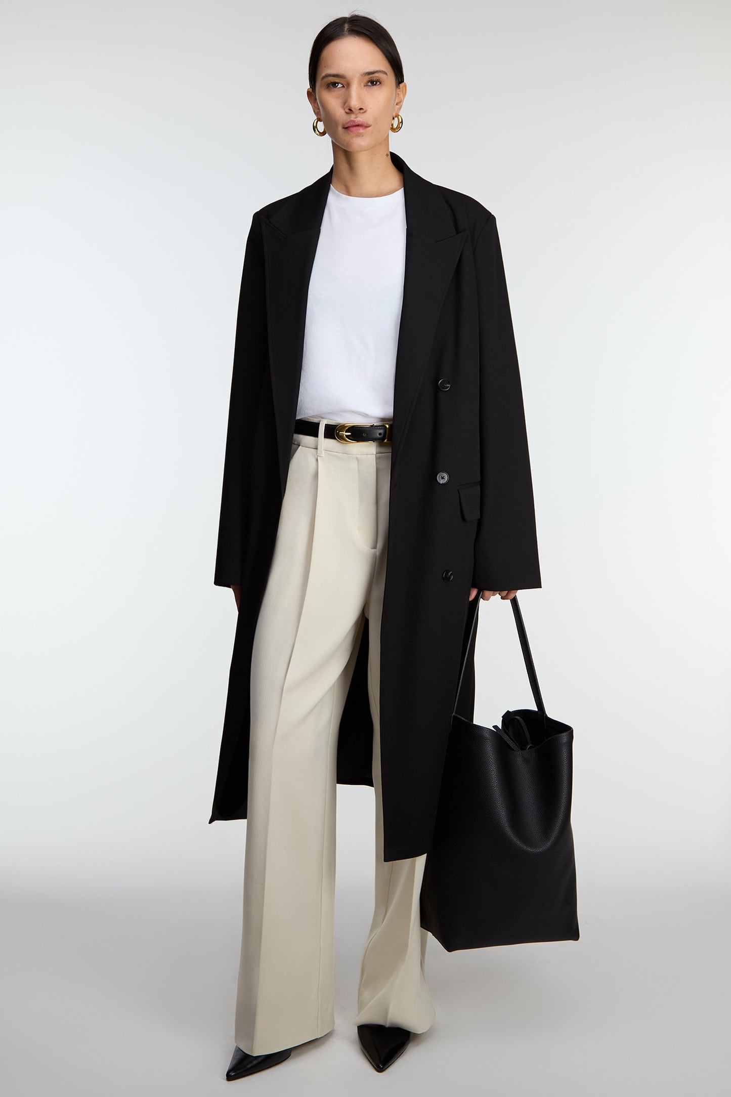 DOUBLE-BREASTED SUITING COAT