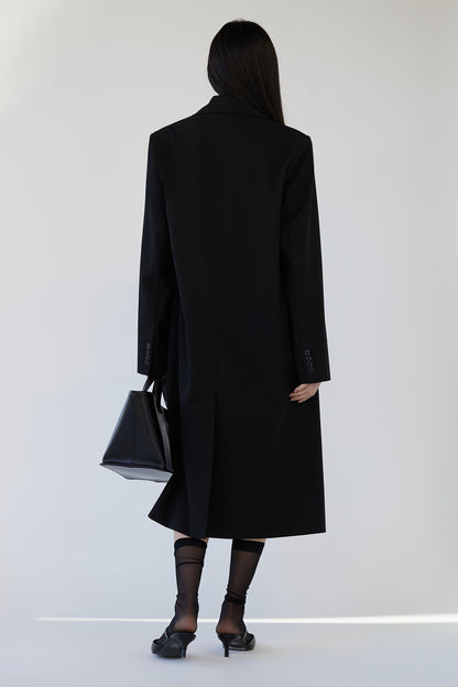 DOUBLE-BREASTED SUITING COAT