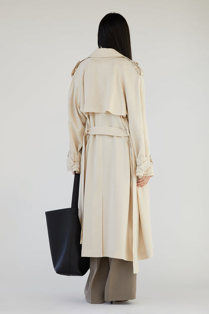 FLOWY TRENCH COAT