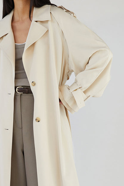FLOWY TRENCH COAT