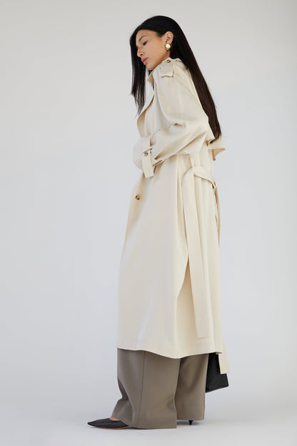 FLOWY TRENCH COAT