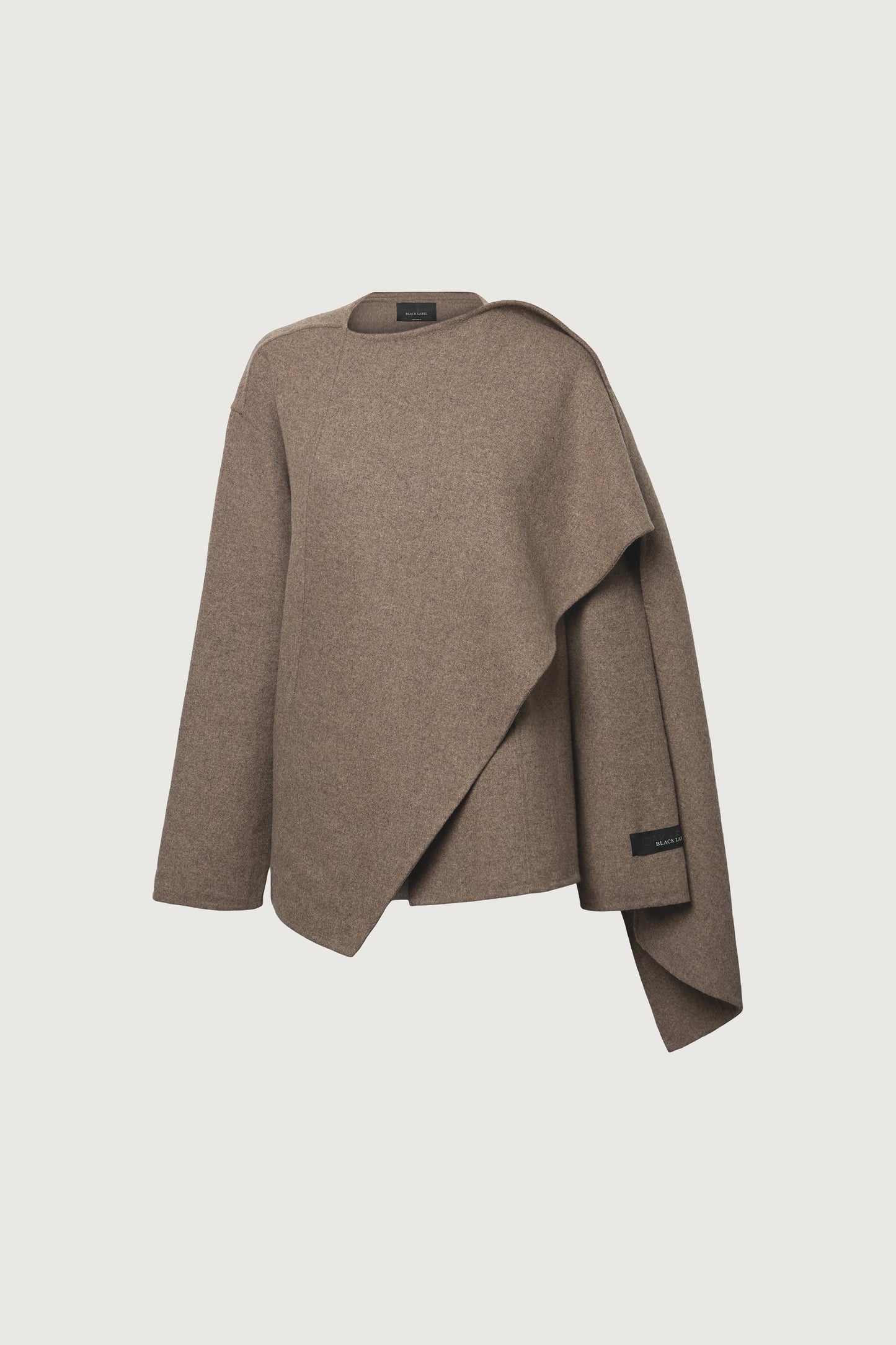 WOOL CASHMERE SCARF COAT