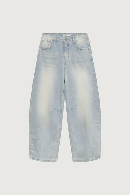 VINTAGE WASH BARREL JEAN