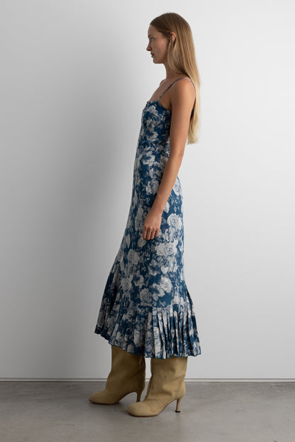 FLORAL PRINT MAXI DRESS