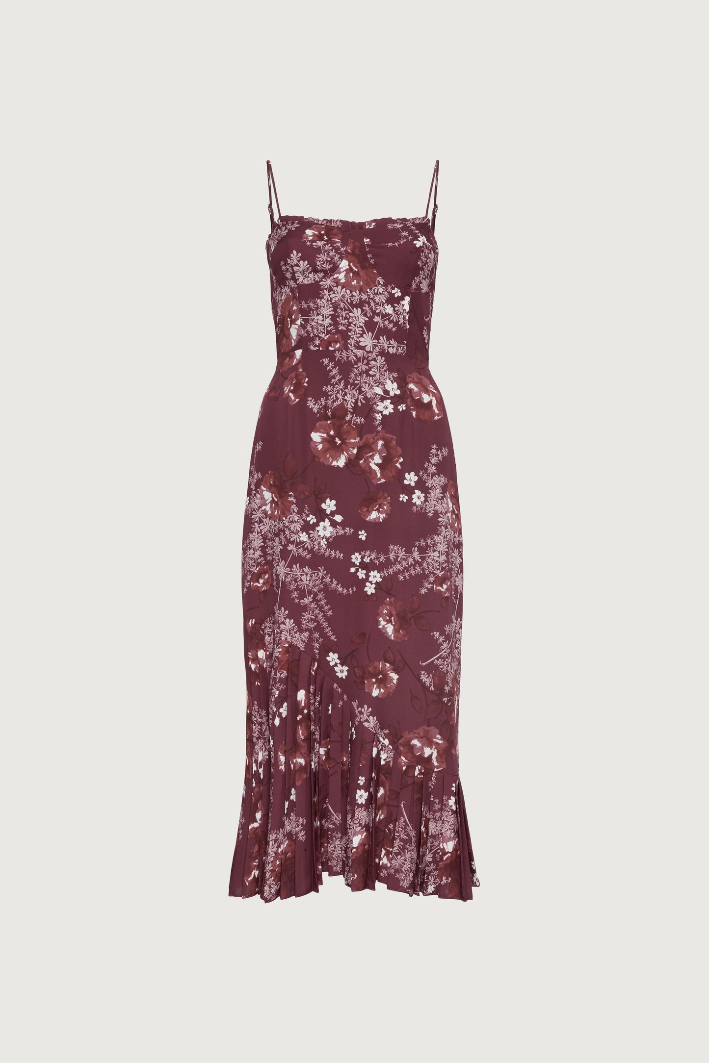 FLORAL PRINT MAXI DRESS