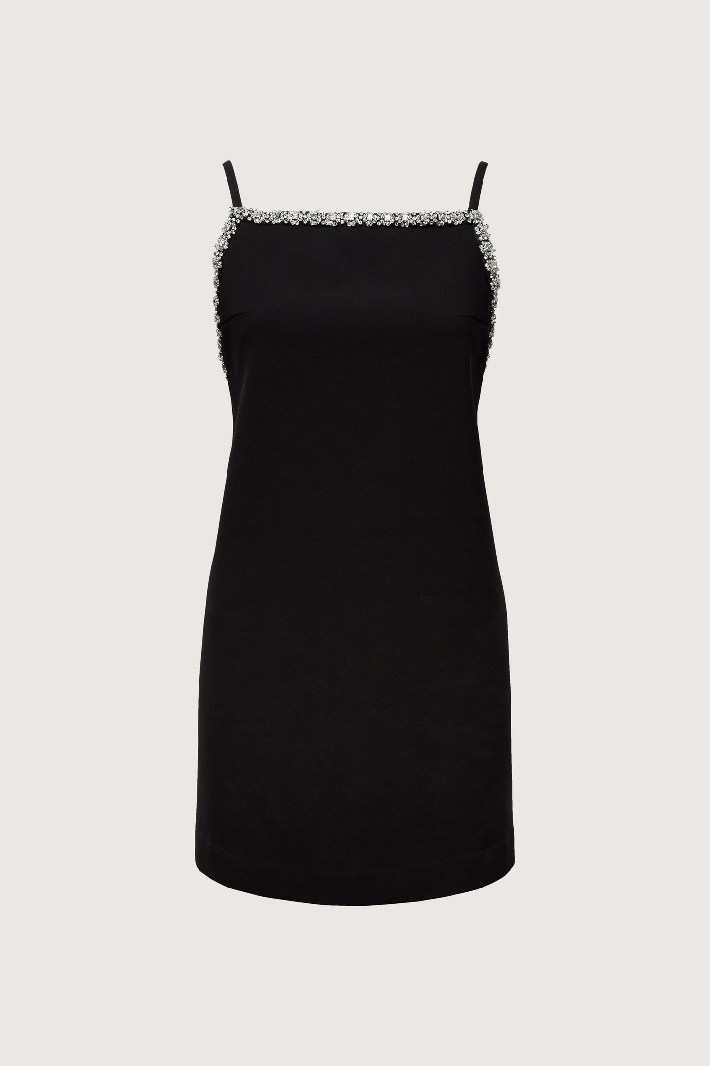 JEWELED MINI SHIFT DRESS