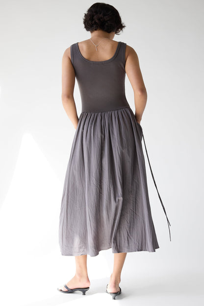 STRING POCKET MAXI DRESS
