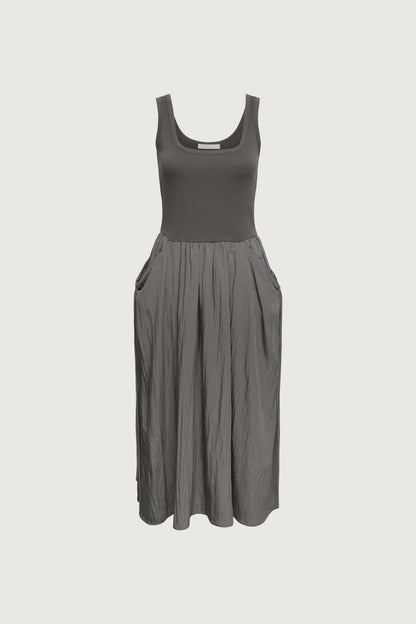 STRING POCKET MAXI DRESS