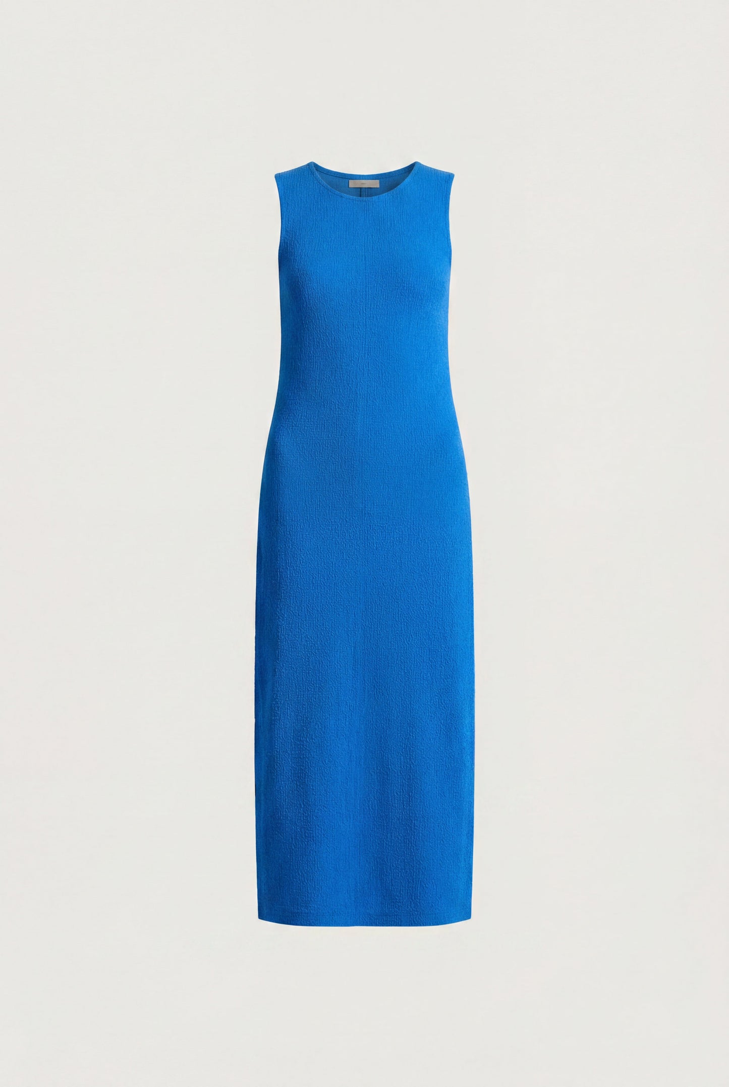KNIT SLEEVELESS MIDI DRESS