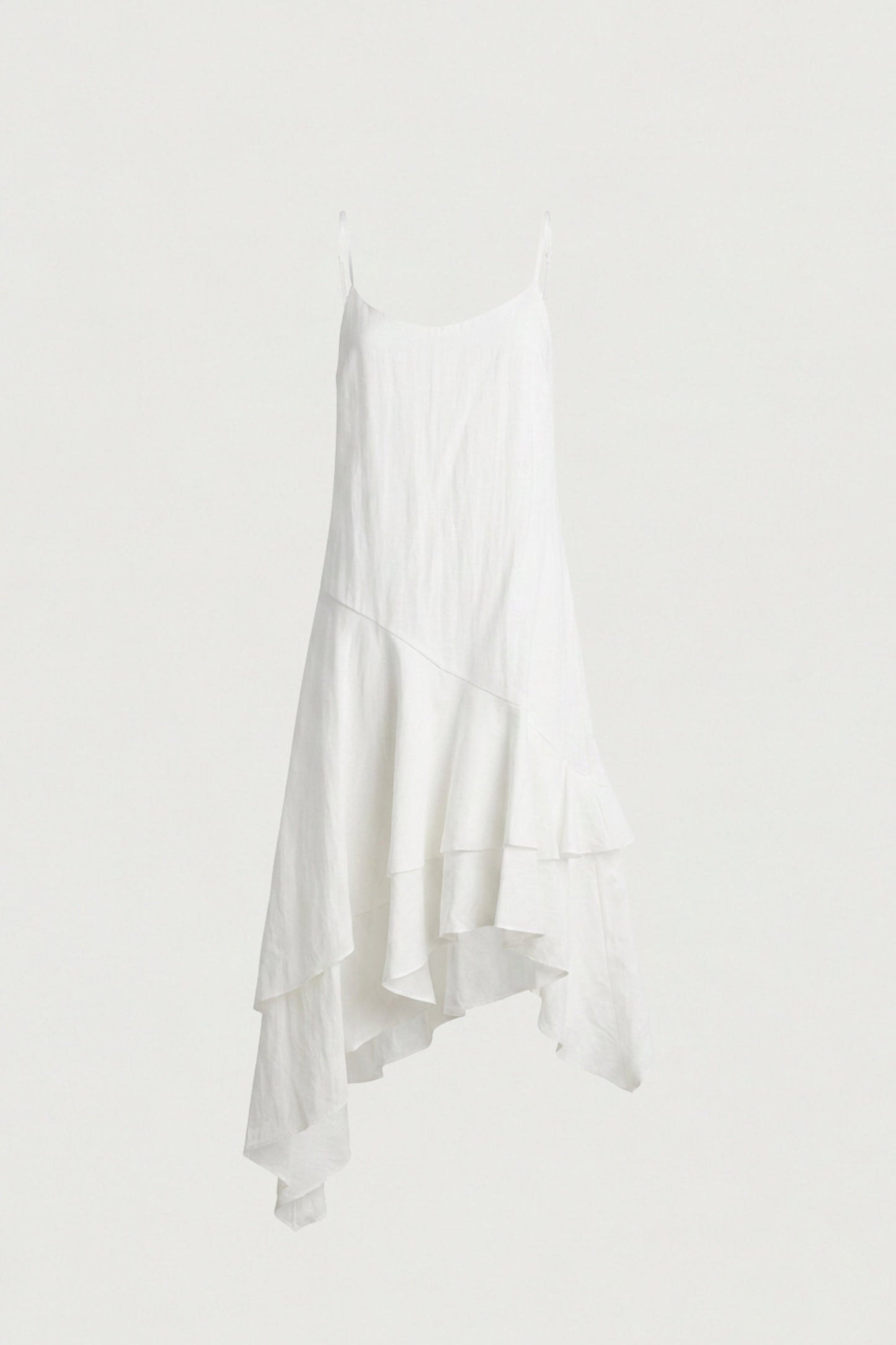 TIERED RUFFLE CAMI DRESS