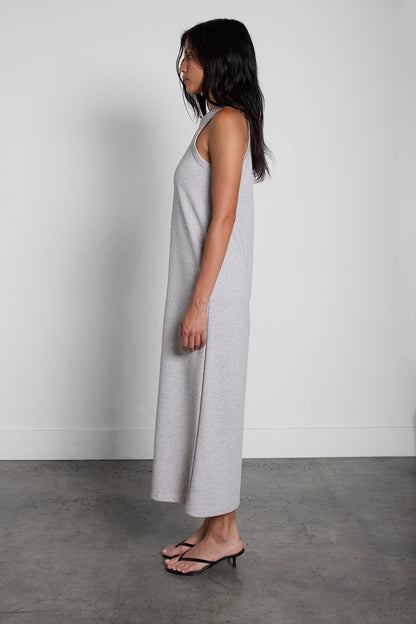 RIBBED COLUMN TANK MAXI DRESS