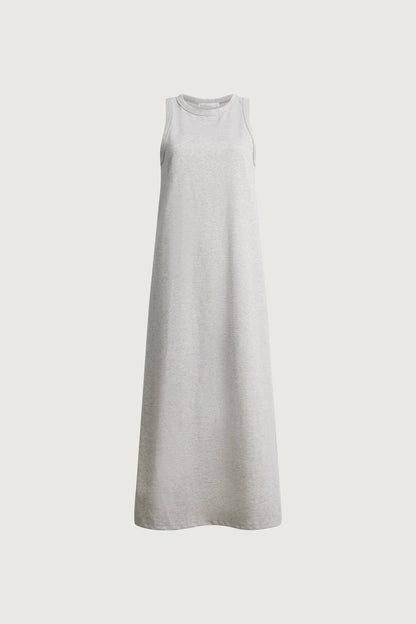 RIBBED COLUMN TANK MAXI DRESS