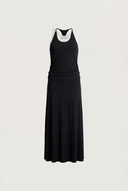 LAYERED CAMI MAXI DRESS