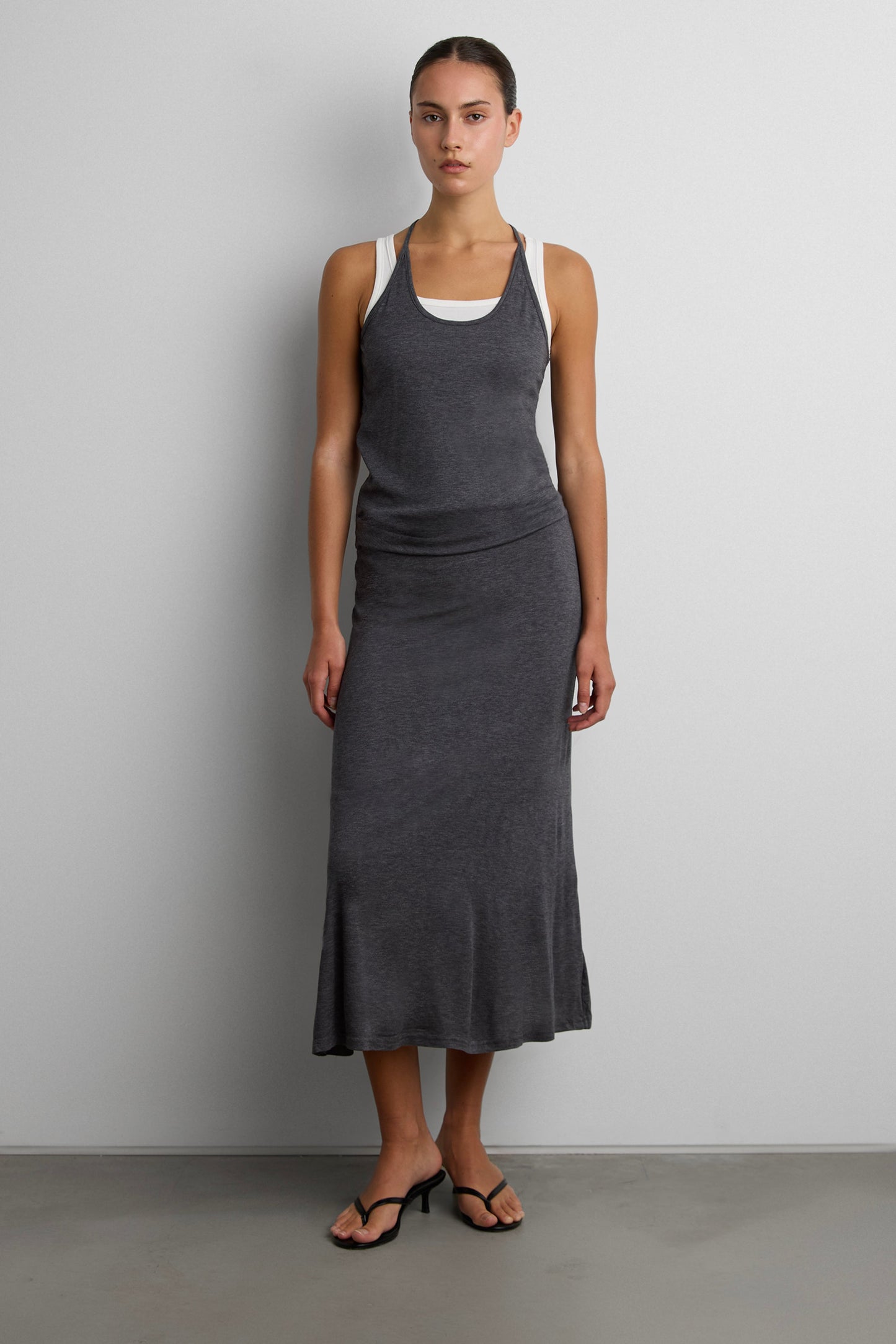 LAYERED CAMI MAXI DRESS