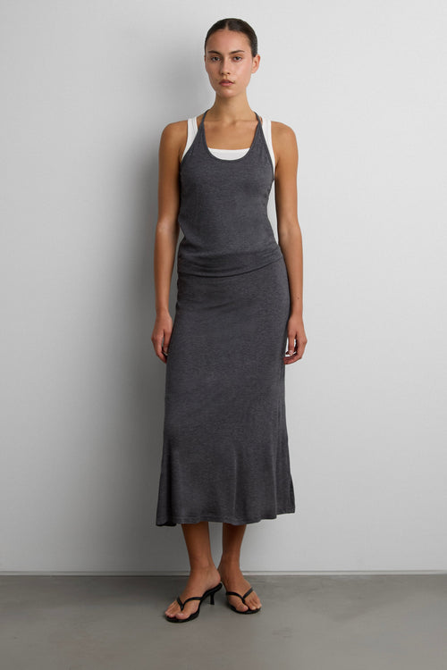 LAYERED CAMI MAXI DRESS