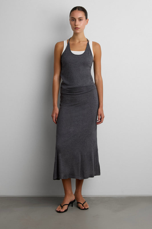 LAYERED CAMI MAXI DRESS