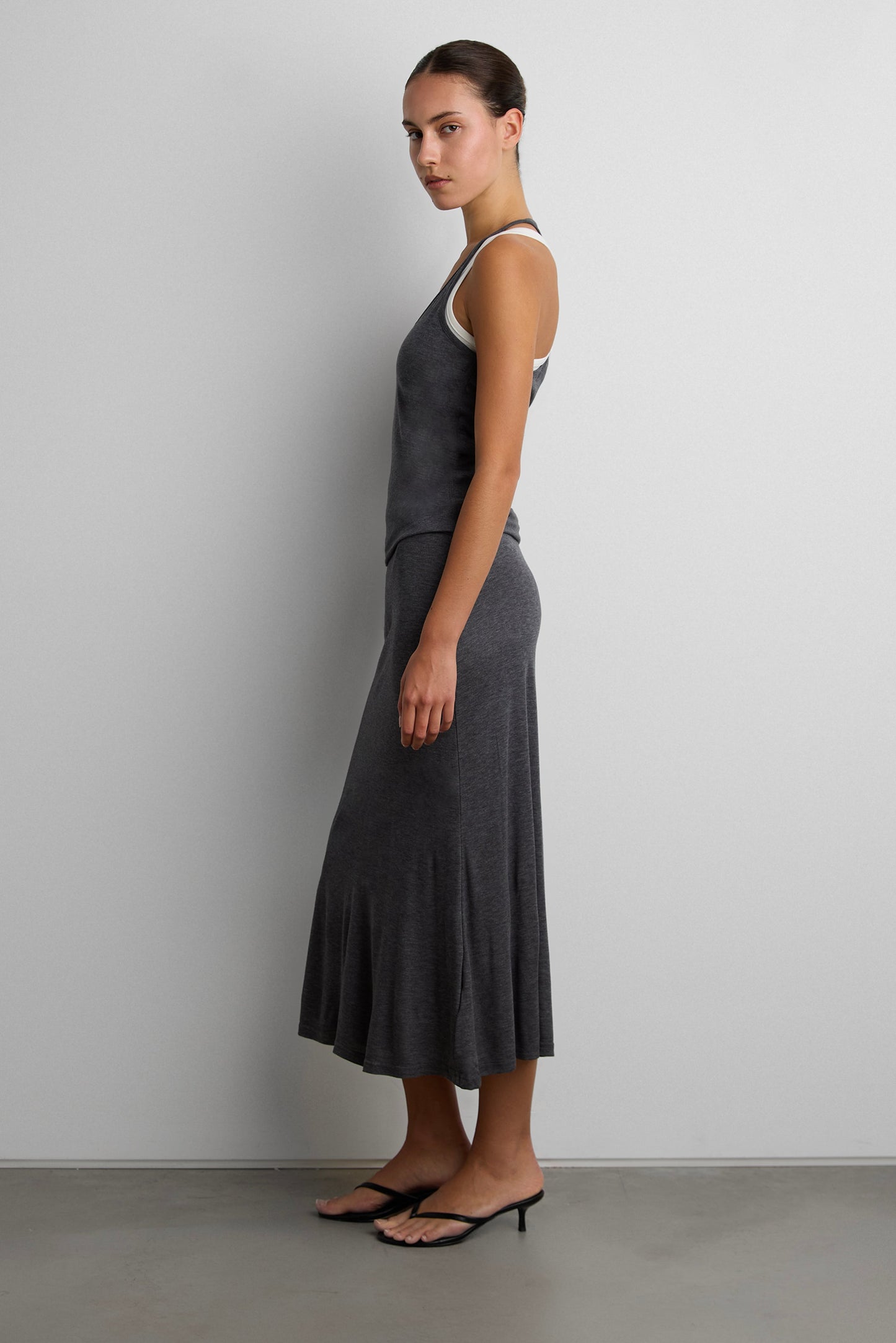 LAYERED CAMI MAXI DRESS