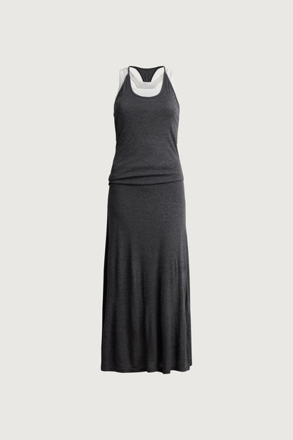 LAYERED CAMI MAXI DRESS