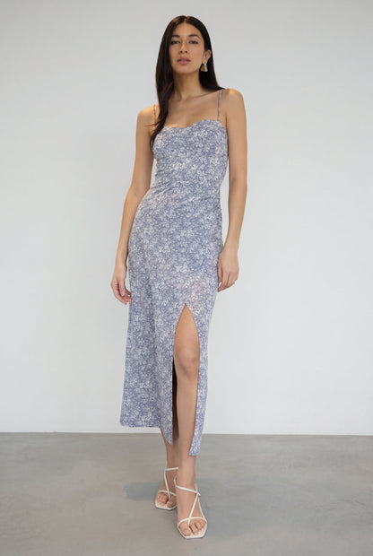 FLORAL MIDI DRESS