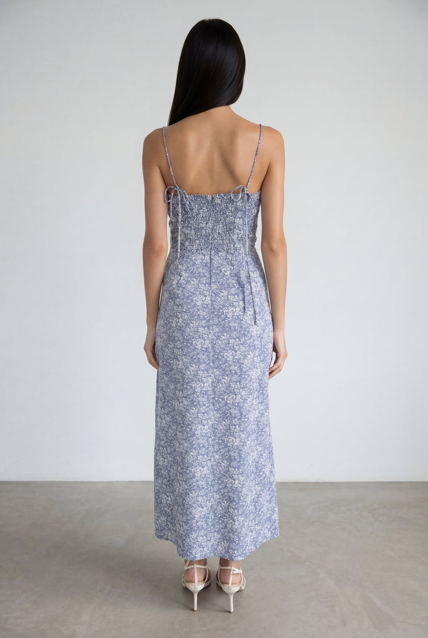 FLORAL MIDI DRESS