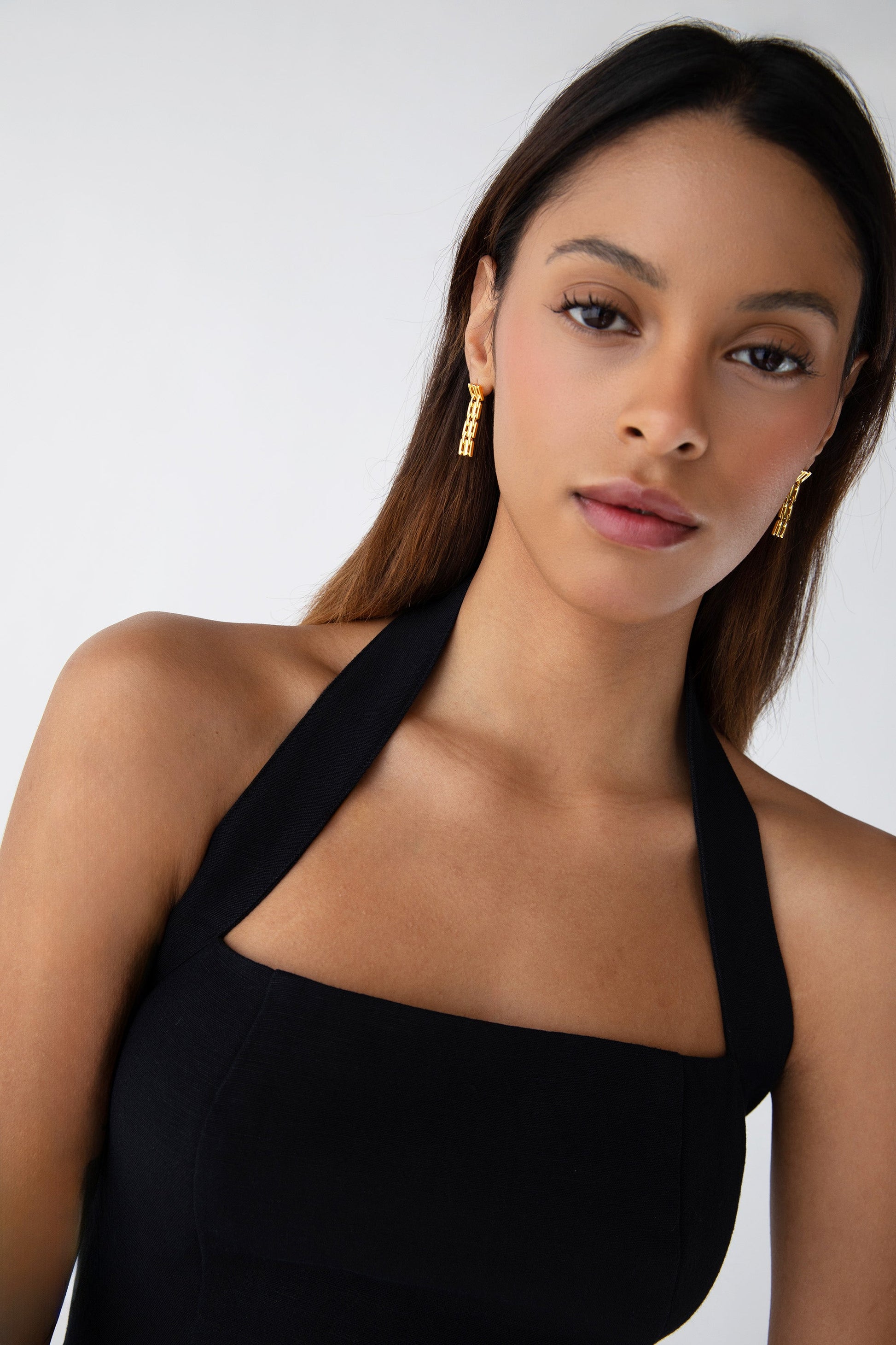 PANTHER LINK EARRINGS