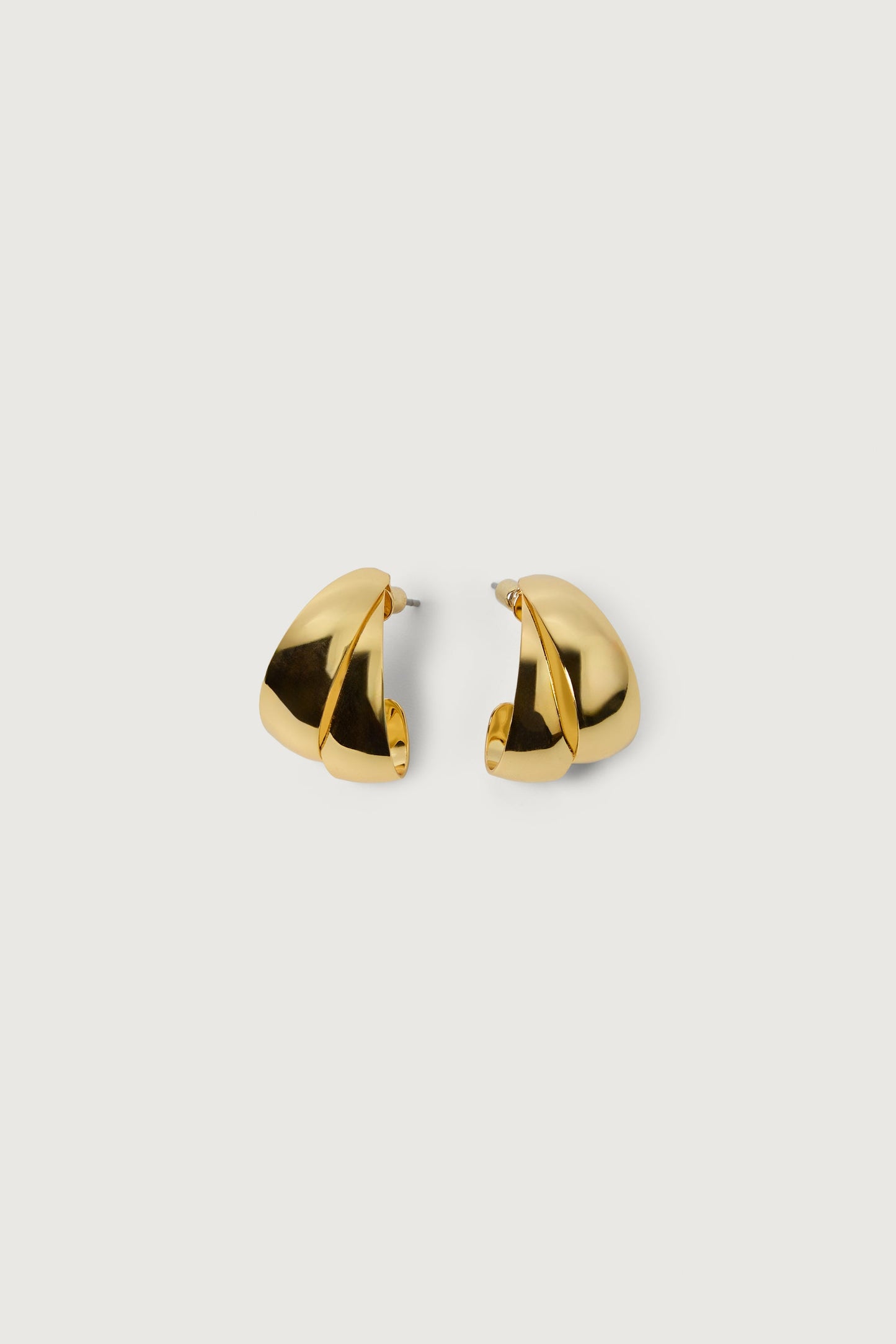 LAYERED CURVE EARRINGS