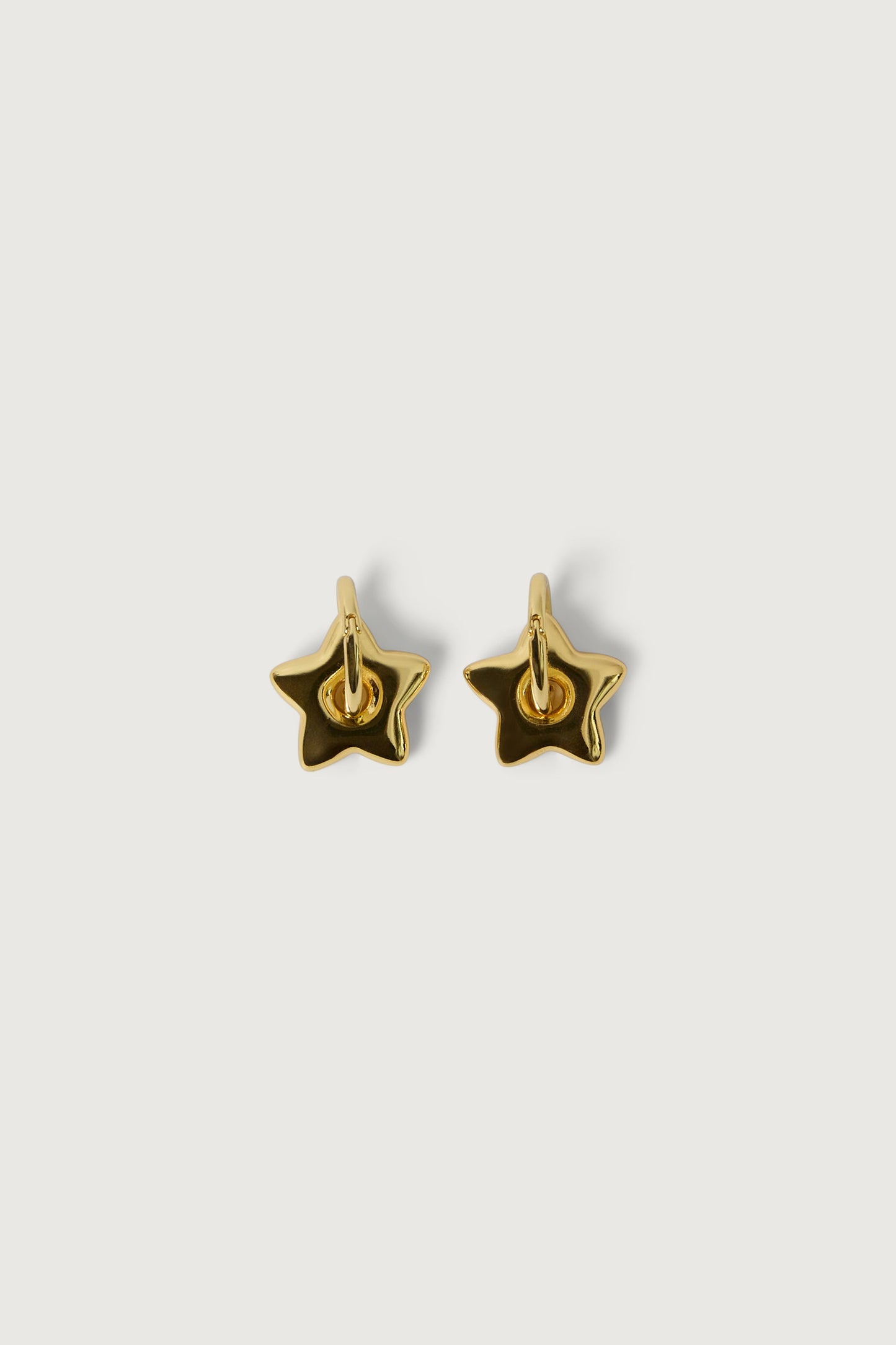 STAR PENDANT HOOP EARRINGS