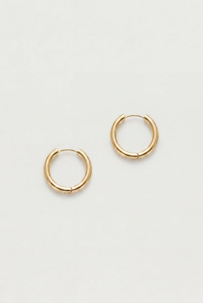 MEDIUM HOOP EARRINGS WITH HINGE