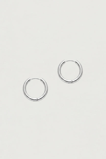 MEDIUM HOOP EARRINGS WITH HINGE