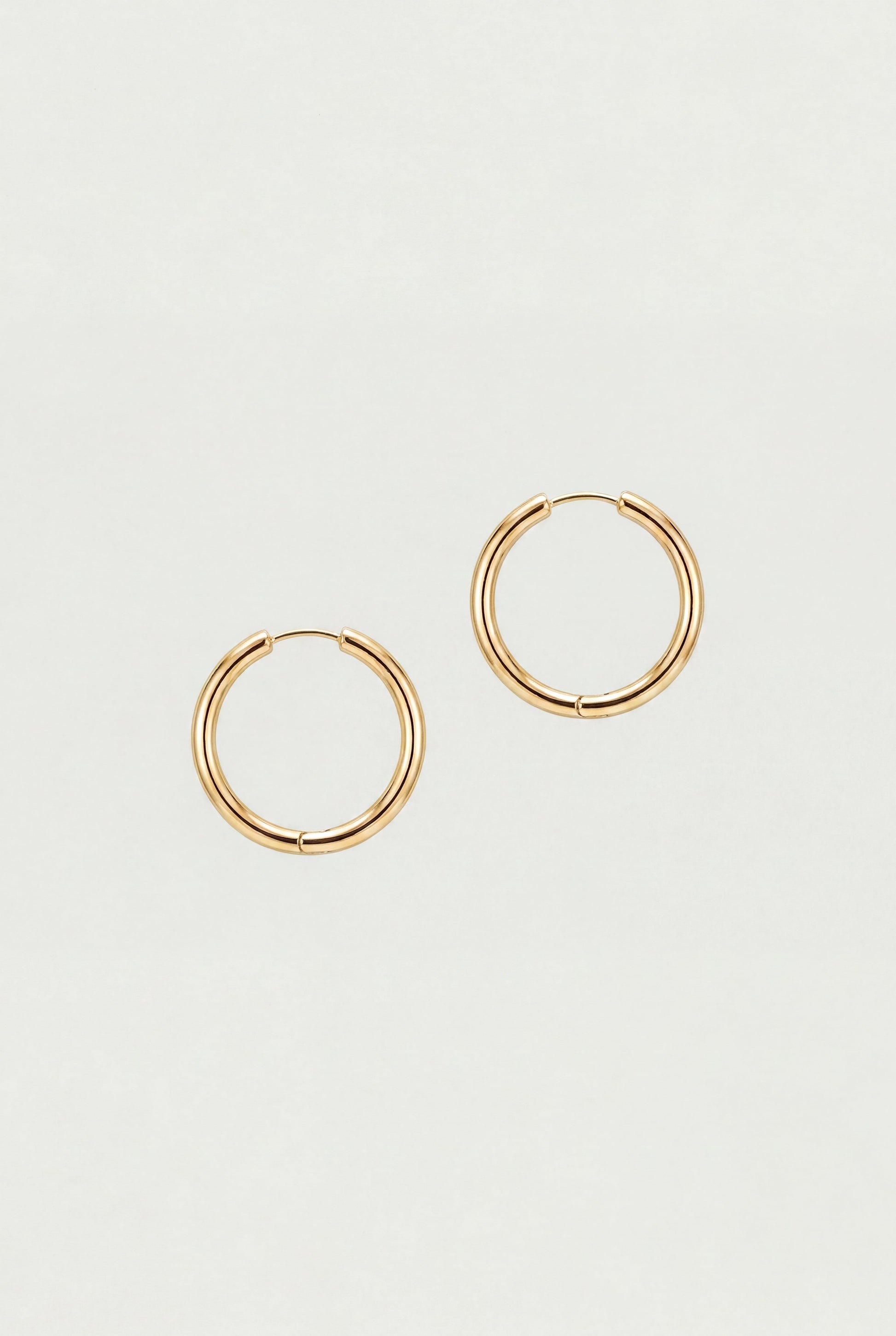 LARGE HOOP EARRINGS WITH HINGE
