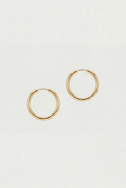LARGE HOOP EARRINGS WITH HINGE