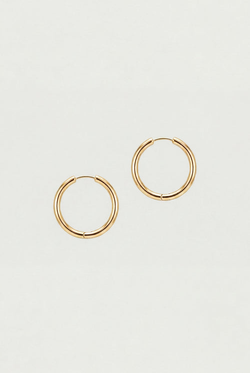 LARGE HOOP EARRINGS WITH HINGE