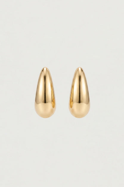 CURVED HOOP EARRINGS