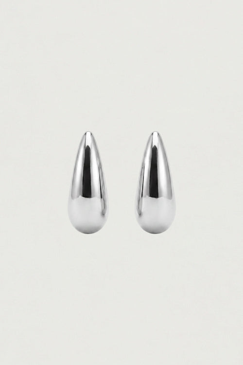 CURVED HOOP EARRINGS