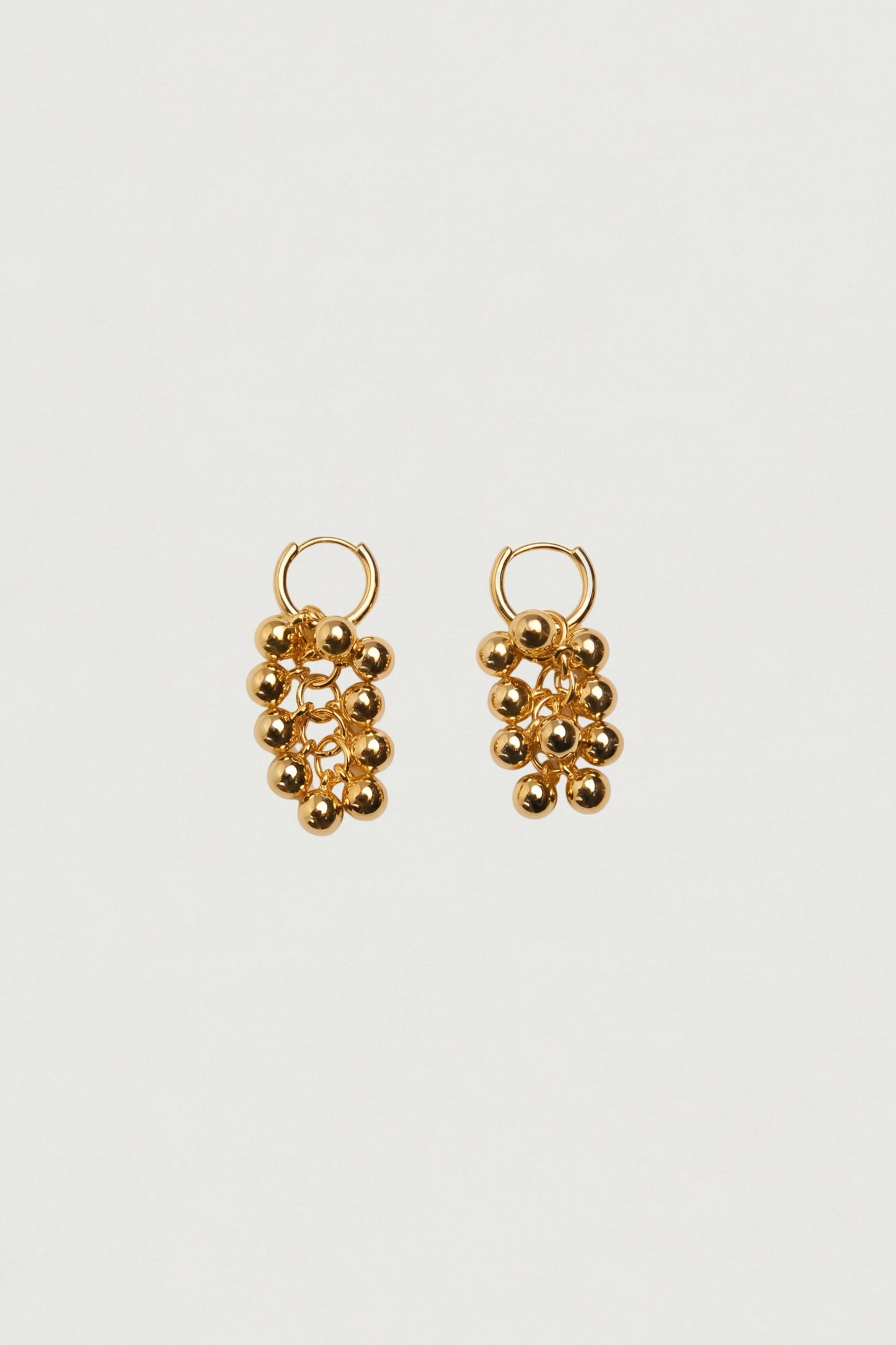 BERRY BEADED DROP EARRINGS