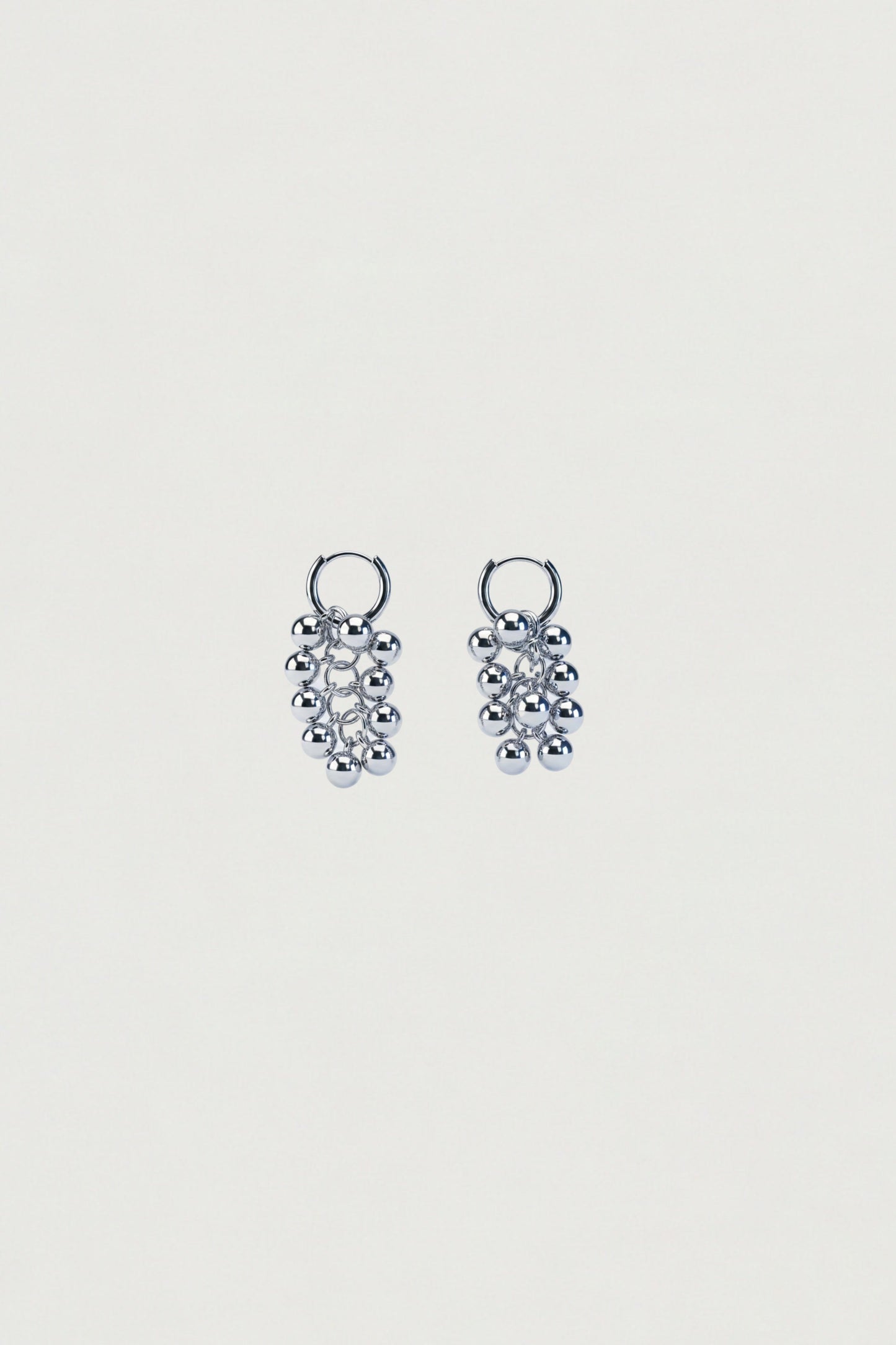 BERRY BEADED DROP EARRINGS
