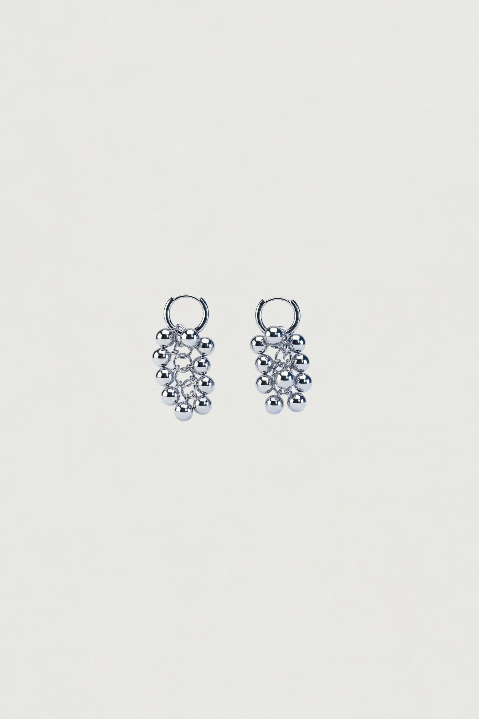 BERRY BEADED DROP EARRINGS