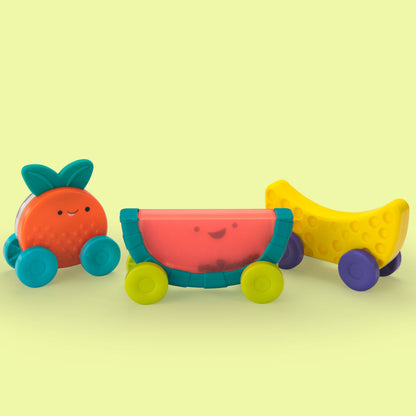 Sassy Stacking Fruit Action Cars