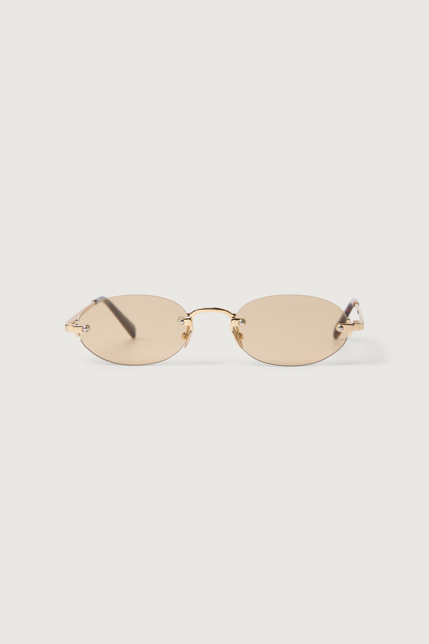 OVAL FRAMELESS SUNGLASSES