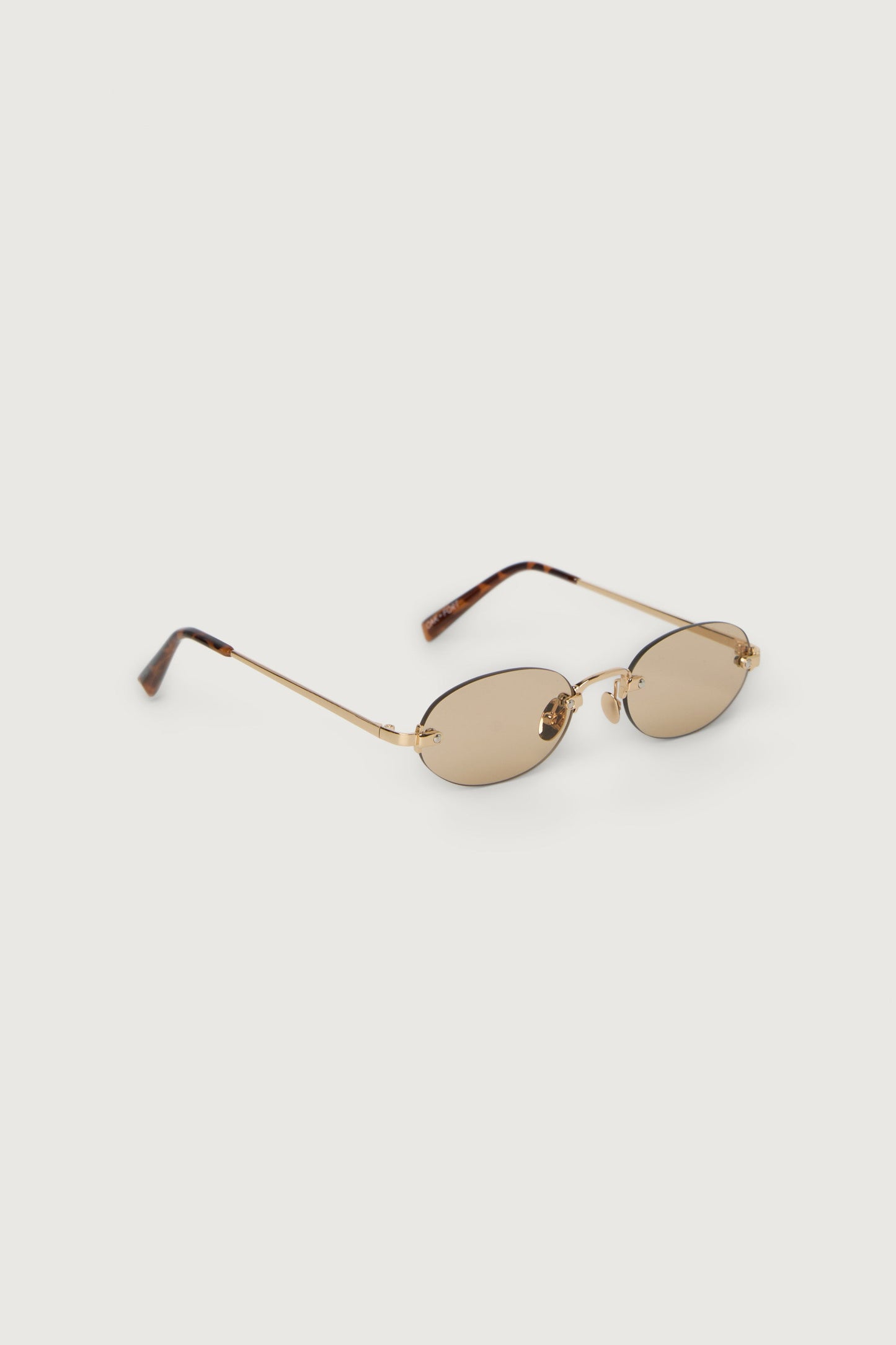 OVAL FRAMELESS SUNGLASSES