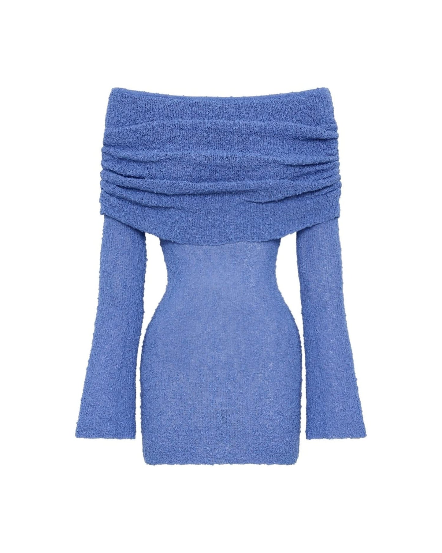 Off-Shoulder Knit Mini Dress – Holiday Chic