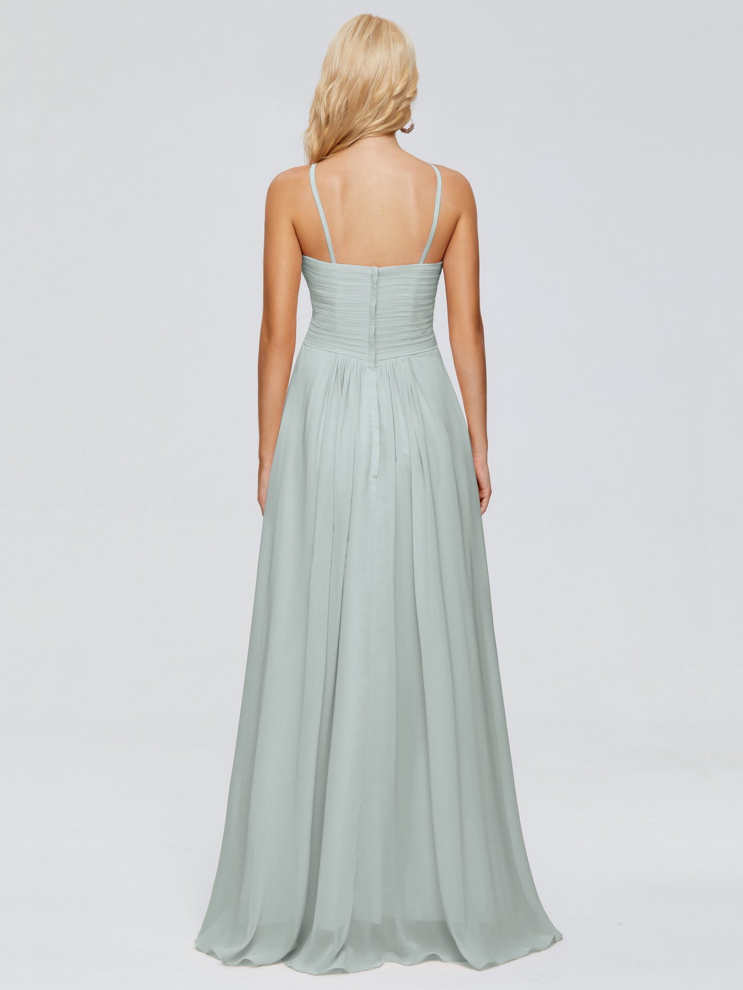 Isla Spaghetti Straps Chiffon Bridesmaid Dresses