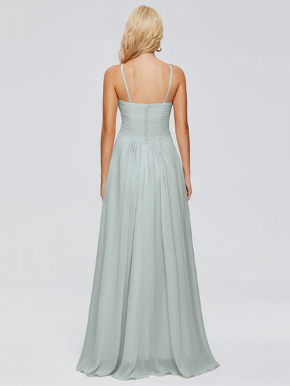 Isla Spaghetti Straps Chiffon Bridesmaid Dresses