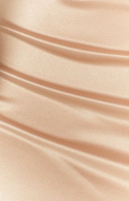 Manhattan Slip Formal Dress Champagne