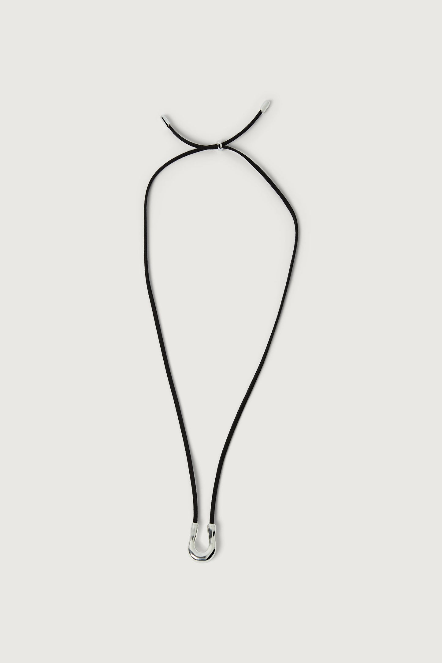 U PENDANT CORD NECKLACE